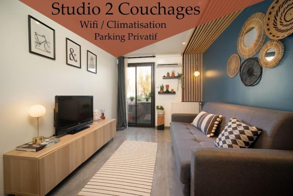 Air-Conditioned Apartment With Private Parking Marseilles Exterior foto